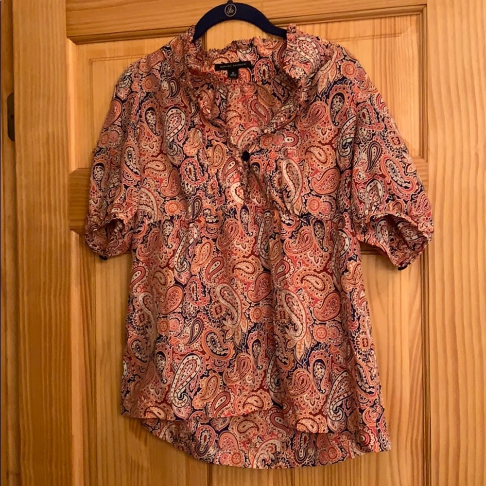 Banana Republic paisley print top